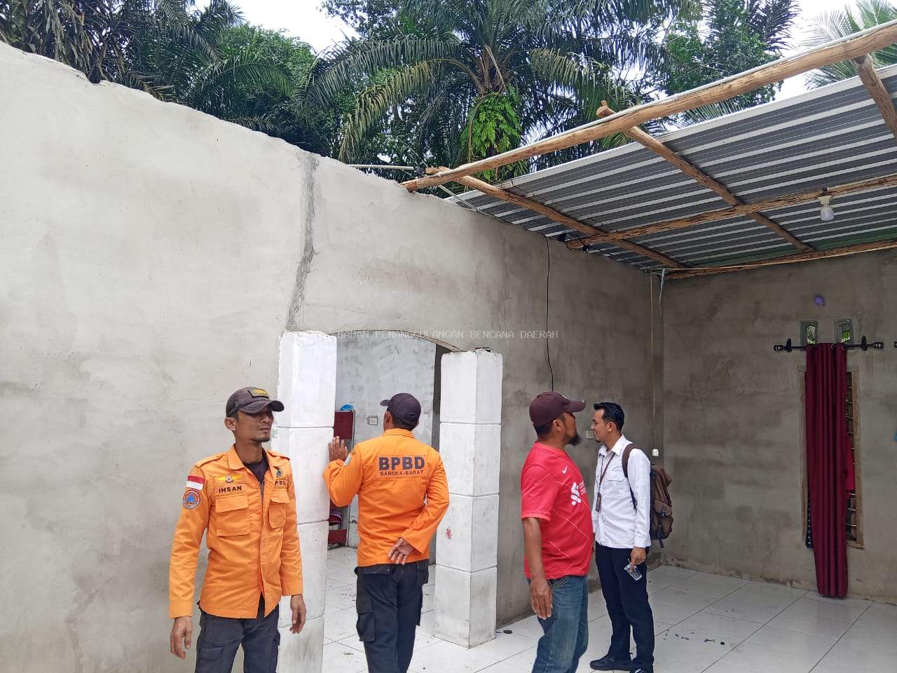 RUMAH RUSAK DI 4 DUSUN SEKALIGUS AKIBAT ANGIN KENCANG